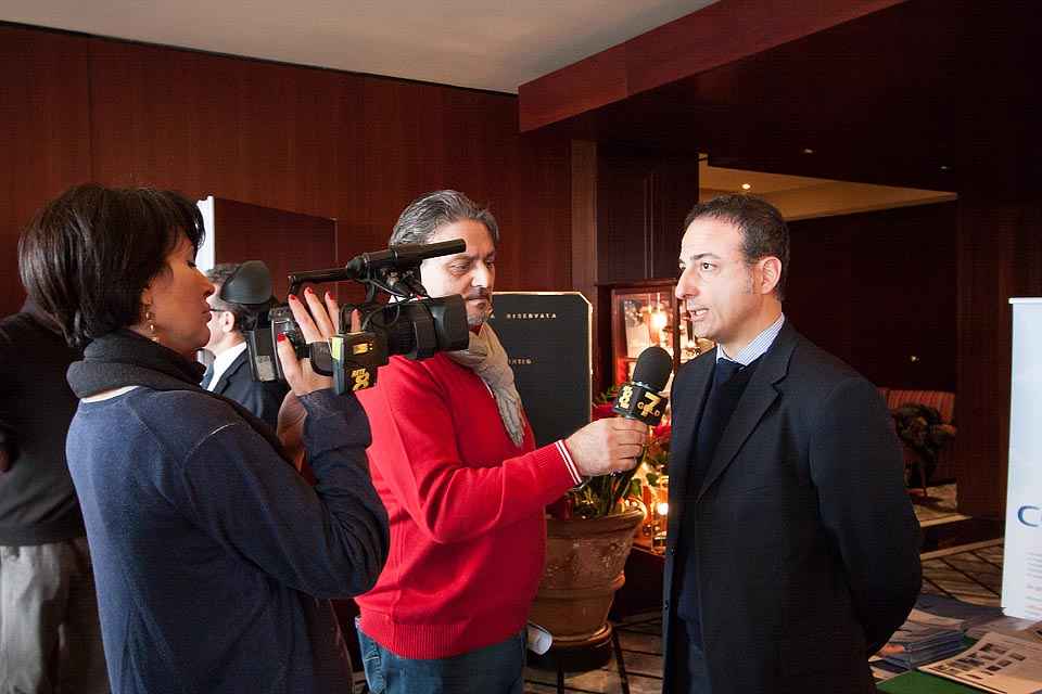 Bruno Tridico intervistato al convegno a San Marino